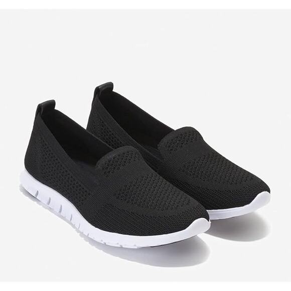 NWT Cole Haan Women's Zerogrand Stitchlite Slip ON Loafer, Black -Size 5.5 - Picture 1 of 7